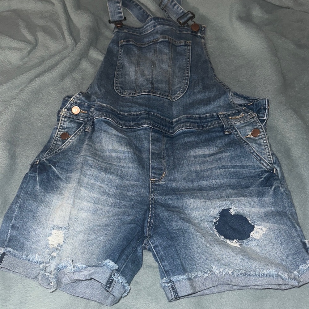 Denim romper